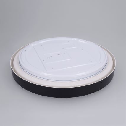 Brilagi - dimeriu reguliuojamas LED lubinis šviestuvas MATTEO LED/48W/230V 3000-6500K skersmuo 41 cm juodas + su nuotoliniu pulteliu