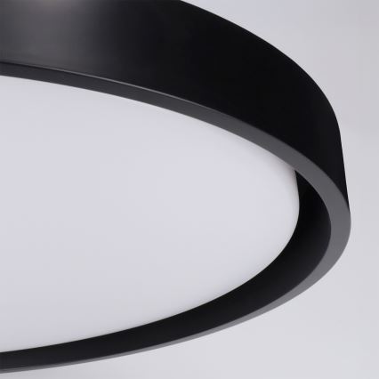 Brilagi - reguliuojamas LED lubinis šviestuvas MATTEO LED/60W/230V 3000-6500K skersmuo 51,5 cm juodas + nuotolinis valdymas