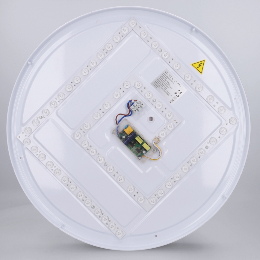 Brilagi - reguliuojamas LED lubinis šviestuvas MATTEO LED/60W/230V 3000-6500K skersmuo 51,5 cm juodas + nuotolinis valdymas