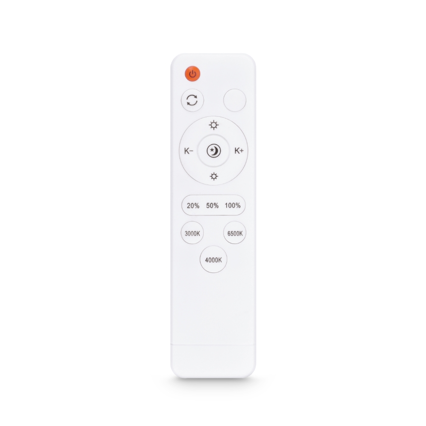 Brilagi - Dimeriuojamas LED lubinis šviestuvas PILANA LED/60W/230V 3000-6500K ąžuolas/balta 56x56 cm + nuotolinis valdymas