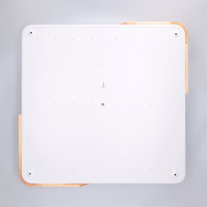 Brilagi - Dimeriuojamas LED lubinis šviestuvas PILANA LED/60W/230V 3000-6500K ąžuolas/balta 56x56 cm + nuotolinis valdymas