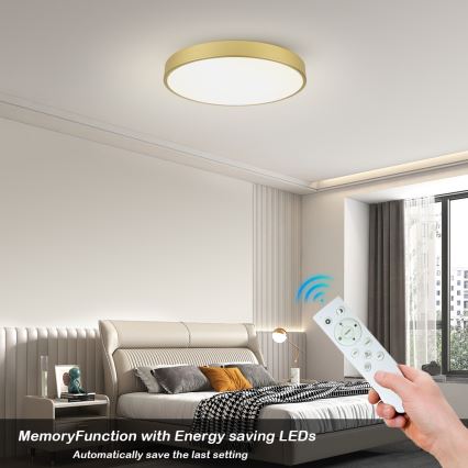 Brilagi - dimeriuojamas LED lubinis šviestuvas POOL SMART LED/100W/230V 3000-6000K 80 cm auksinės spalvos Wi-Fi Tuya + nuotolinis valdymas