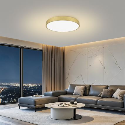 Brilagi - dimeriuojamas LED lubinis šviestuvas POOL SMART LED/100W/230V 3000-6000K 80 cm auksinės spalvos Wi-Fi Tuya + nuotolinis valdymas