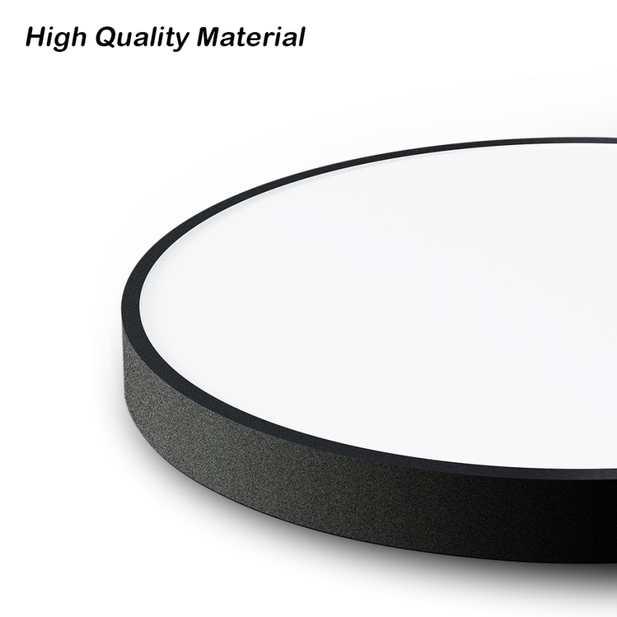 Brilagi - Dimeriuojamas LED lubų šviestuvas POOL SMART, 128 W, 230 V, 3000–6000 K, Ø 100 cm, Wi‑Fi (Tuya), juodas + nuotolinio valdymo pultas
