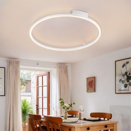 Brilagi - Dimeriuojamas LED lubinis šviestuvas PORTOFINO LED/60W/230V 3000-6000K skersmuo 80 cm balta + nuotolinis valdymas