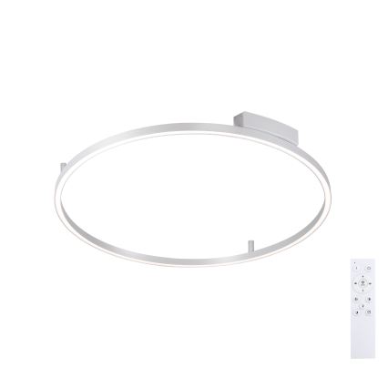 Brilagi - LED reguliuojamas lubinis šviestuvas PORTOFINO LED/60W/230V 3000-6000K Ø 80 cm sidabrinis + nuotolinis valdymas