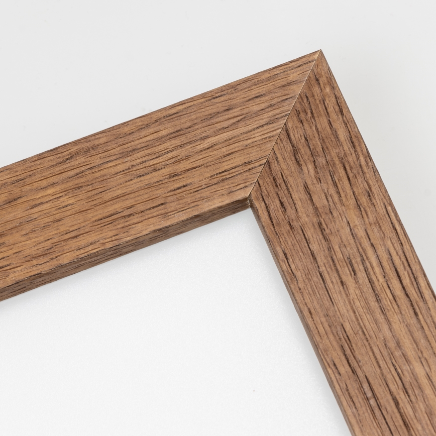 Brilagi - Dimeriuojamas LED lubinis šviestuvas SLIMFRAME WOOD LED/36W/230V 49,5x49,5 cm 3000-6000K tamsiai ruda + nuotolinis valdymas