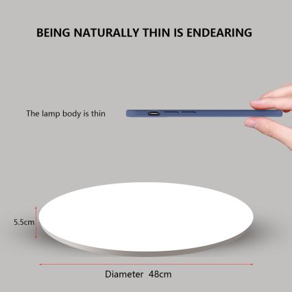 Brilagi - pritemdomas LED šviestuvas SMART STARS LED/36W/230V Ø 48 cm 2700-6500K Wi-Fi Tuya + nuotolinis pultelis