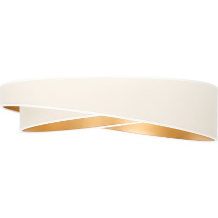 BRILAGI - LED dimeriuojamas lubų šviestuvas VELVET TWIST LED/36W/230V 3000-6000K skers. 65 cm Wi-Fi Tuya Beacon balta/auksinė + su nuotoliniu pulteliu