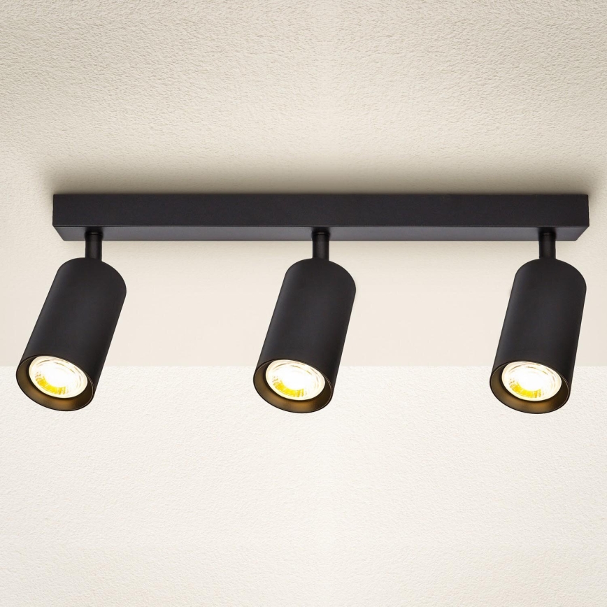 Brilagi - reguliuojamas LED taškinis šviestuvas SELE 3xGU10/6,5W/230V 2700-6500K juodas