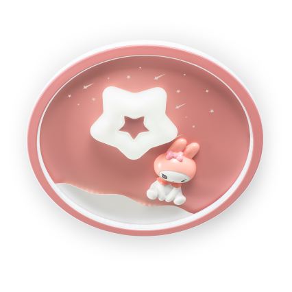 Brilagi - dimeriuojamas LED vaikų lubų šviestuvas BUNNY LED/83W/230V 3000-6000K skersmuo 49 cm + nuotolinis valdymas