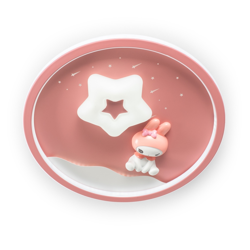 Brilagi - dimeriuojamas LED vaikų lubų šviestuvas BUNNY LED/83W/230V 3000-6000K skersmuo 49 cm + nuotolinis valdymas