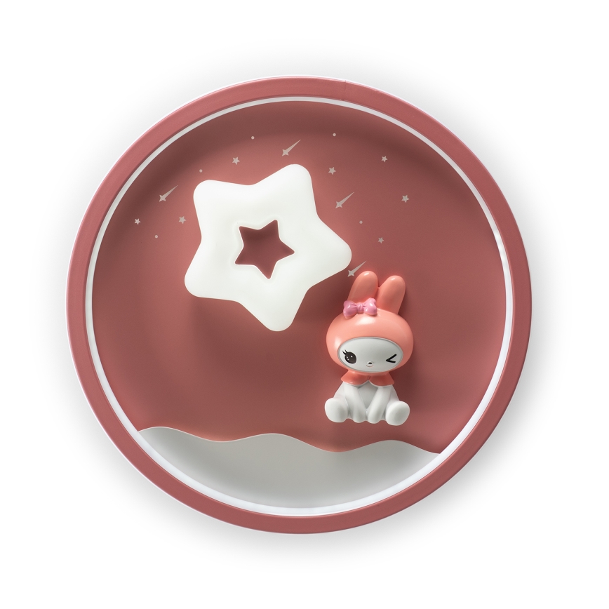 Brilagi - dimeriuojamas LED vaikų lubų šviestuvas BUNNY LED/83W/230V 3000-6000K skersmuo 49 cm + nuotolinis valdymas