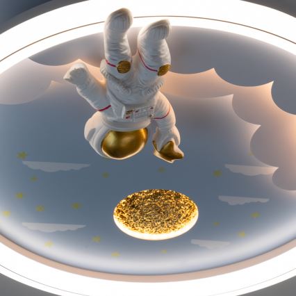 Brilagi - dimeriuojamas LED vaikiškas lubinis šviestuvas LED/42W/230V 3000/5700K astronautas