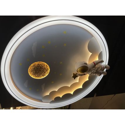 Brilagi - dimeriuojamas LED vaikiškas lubinis šviestuvas LED/42W/230V 3000/5700K astronautas