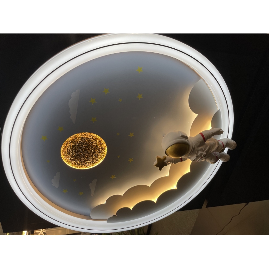 Brilagi - Dimeriuojamas LED lubinis šviestuvas vaikams LED/42W/230V 3000/5700K astronautas