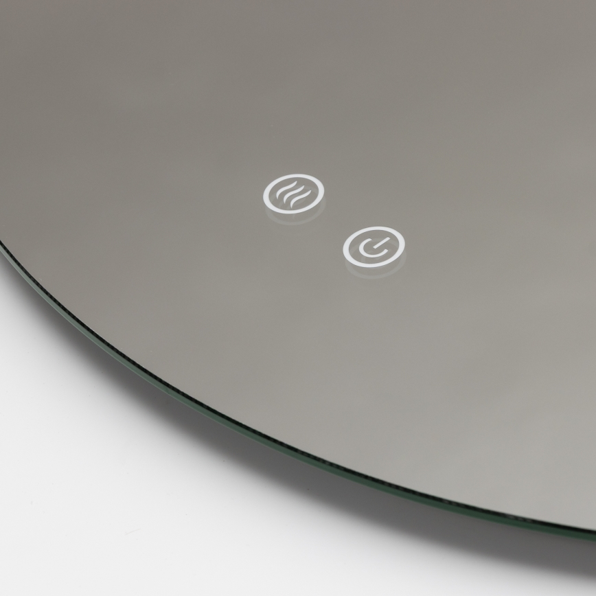 Brilagi - LED šildomas vonios veidrodis DEMI ECO LED/12W/230V, skersmuo 60 cm, IP44, CRI 90, pritemdomas, su CCT