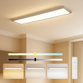 Brilagi - Reguliuojamas LED vonios lubų šviestuvas FRAME SMART LED/50W/230V 120x30 cm 3000-6000K IP44 smėlinė + nuotolinio valdymo pultas