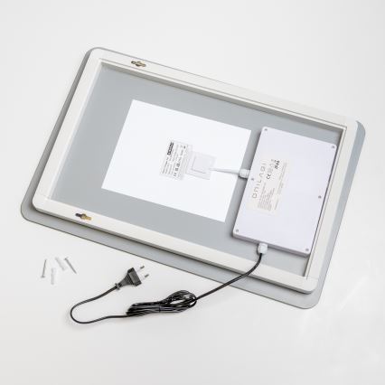 Brilagi - LED šildomas vonios veidrodis DIANA LED/13W/230V 60x40 cm IP44 CRI 90 su reguliuojamu ryškumu + CCT