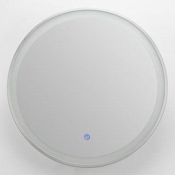 Brilagi - reguliuojamas LED vonios veidrodis su apsauga nuo rasojimo ir kontūriniu apšvietimu ALU PRO LED/18W/230V, skersmuo 60 cm, 3000/4000/6500K, IP44, matinis chromas