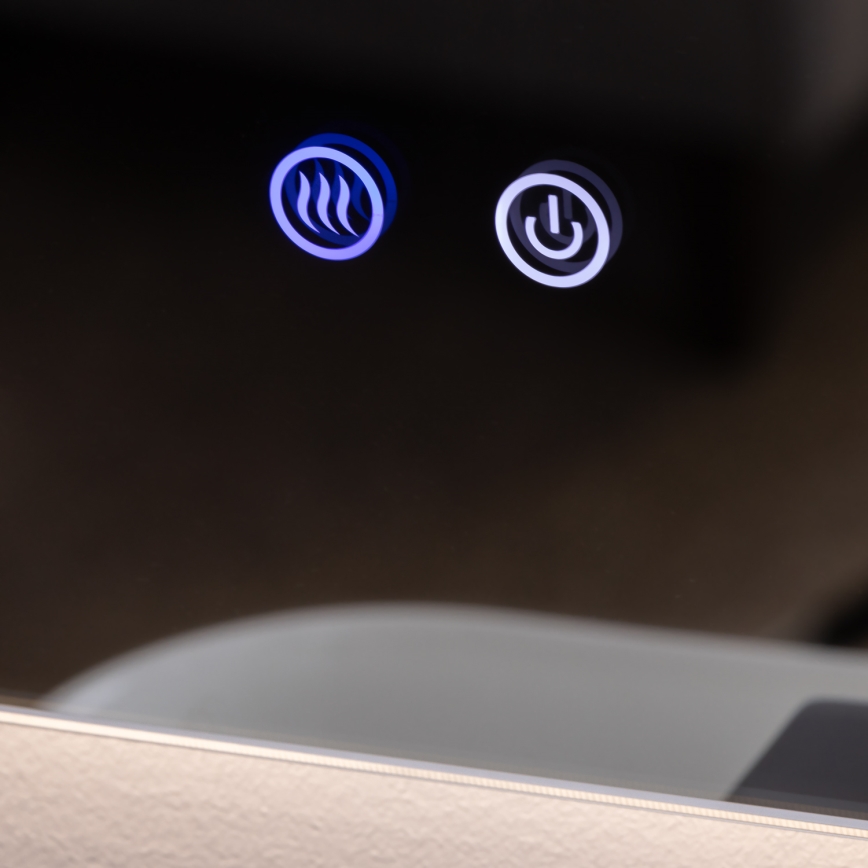 Brilagi - reguliuojamas LED vonios veidrodis su apšvietimu ir šildymu DIANA LED/13W/230V 60x40 cm 3000/4000/6500K IP44 CRI 90