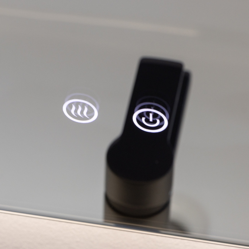 Brilagi - LED vonios šildomas veidrodis DIANA LED/17W/230V 60x60 cm IP44 CRI 90 dimeriuojamas + CCT