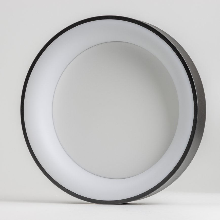 Brilagi - LED reguliuojamas lubinis šviestuvas FALCON LED/80W/230V 3000-6500K, skersmuo 60 cm, juodas + nuotolinio valdymo pultas