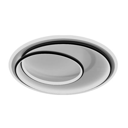 BRILAGI - LED lubinis šviestuvas su reguliuojamu ryškumu FLARE LED/38W/230V 3000-6000K skersmuo 48 cm juodas/baltas + su nuotoliniu pulteliu