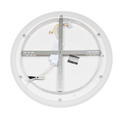 BRILAGI - LED lubinis šviestuvas su reguliuojamu ryškumu FLARE LED/38W/230V 3000-6000K skersmuo 48 cm juodas/baltas + su nuotoliniu pulteliu