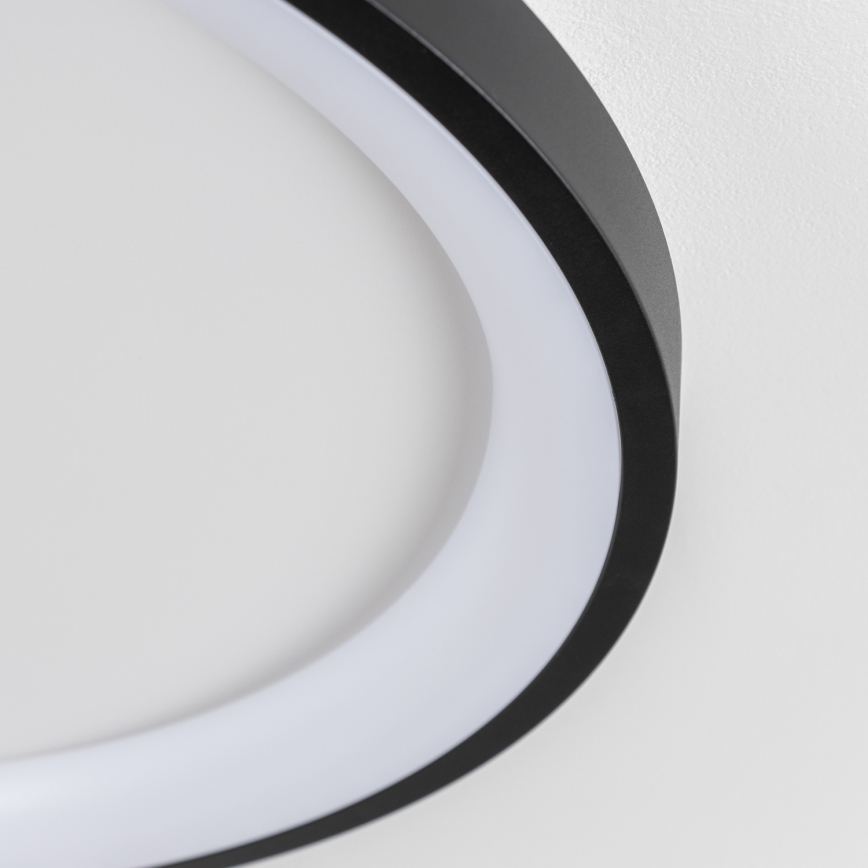 Brilagi - Dimeriuojamas LED lubinis šviestuvas FALCON SLIM LED/42W/230V 3000-6500K skersmuo 50 cm juodas + nuotolinis valdymas