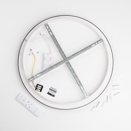 Brilagi - Dimeriuojamas LED lubinis šviestuvas FALCON SLIM LED/42W/230V 3000-6500K skersmuo 50 cm juodas + nuotolinis valdymas