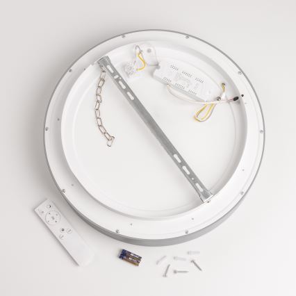 Brilagi - dimeriuojamas LED lubinis šviestuvas FALCON LED/40W/230V 3000-6500K skersmuo 45 cm pilkas + nuotolinis pultas