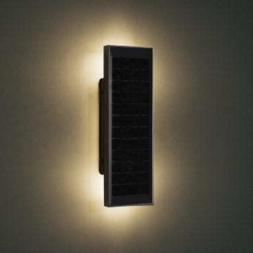 Brilagi - reguliuojamas saulės energija maitinamas LED sieninis lauko šviestuvas SUN, 2,5 W, 230 V, 30 cm, 2000 mAh, IP44