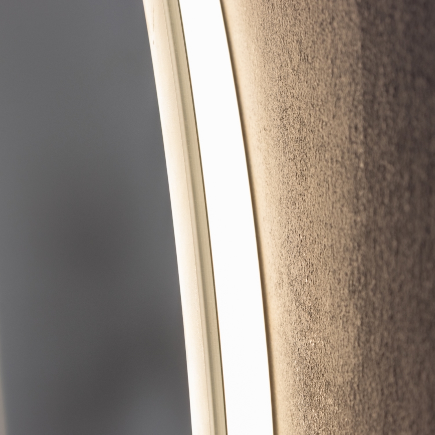 Brilagi - LED vonios kambario šildomas veidrodis CLARA ECO LED/12W/230V skersmuo 60 cm IP44 CRI 90 dimeriuojamas + CCT