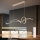 Brilagi - reguliuojamo ryškumo LED liustra ant laido SIGNATURE LED/55W/230V 3000-6000K 120x23 cm smėlinė + nuotolinis valdymas