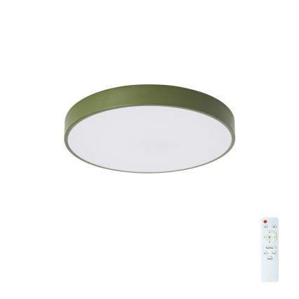 Brilagi - dimeriuojamas LED lubų šviestuvas POOL LED/48W/230V 3000-6000K Ø 40 cm, žalios spalvos, su nuotoliniu valdymu