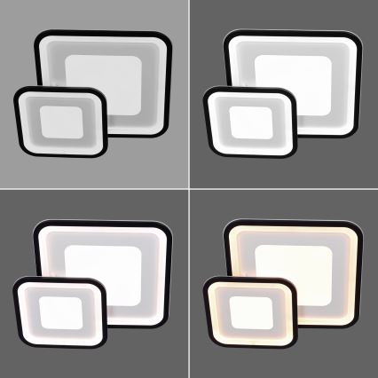 Brilagi - Dimeriuojamas LED lubinis šviestuvas TANDORA LED/49W/230V 50x50 cm 3000-6000K + nuotolinio valdymo pultas