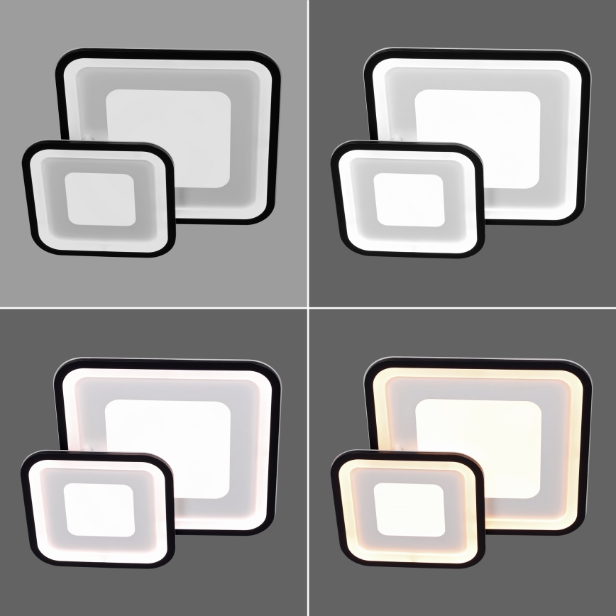 Brilagi - Dimeriuojamas LED lubinis šviestuvas TANDORA LED/49W/230V 50x50 cm 3000-6000K + nuotolinio valdymo pultas