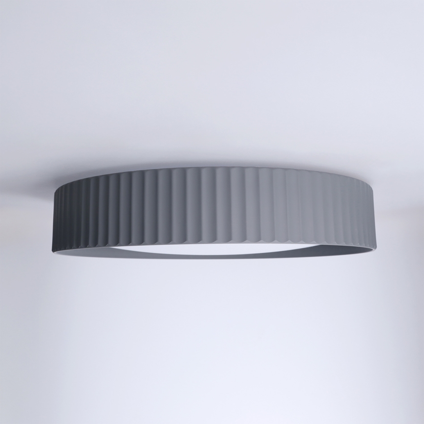Brilagi - LUCIA LED lubų šviestuvas su reguliuojamu ryškumu LED/48W/230V 3000-6500K skersmuo 41 cm pilkas + nuotolinis valdymas