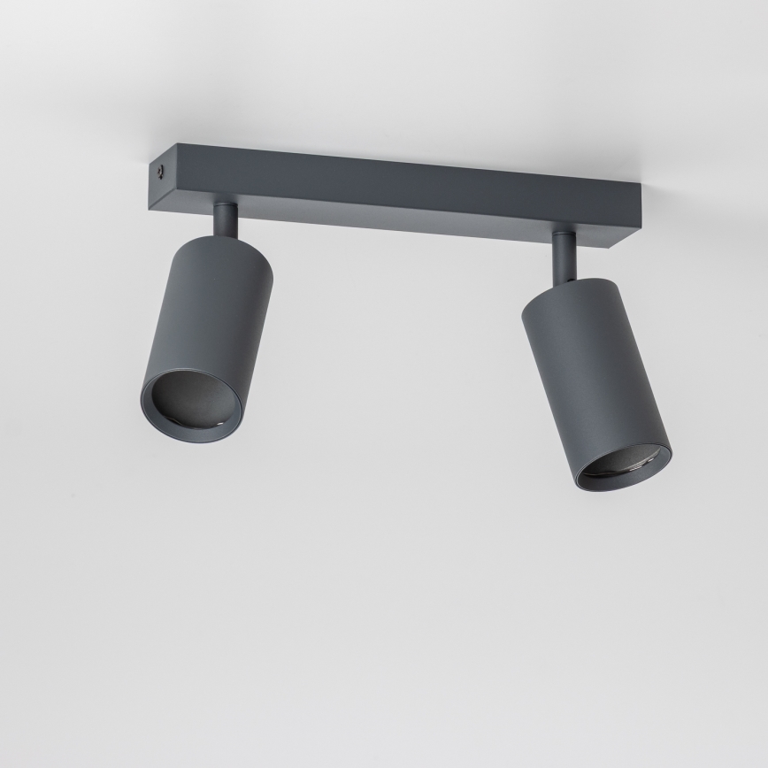 Brilagi - LED dimeriuojamas taškinis šviestuvas SELE 2xGU10/6,5W/230V 2700-6500K antracitas