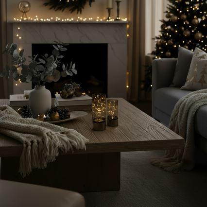 Brilagi - Rinkinys 2 vnt. LED kalėdinių dekoracijų LED/3xAA + 2xAA