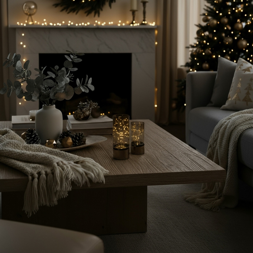 Brilagi - Rinkinys 2 vnt. LED kalėdinių dekoracijų LED/3xAA + 2xAA