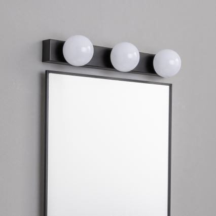 BRILAGI - Komplektas 2x LED sieninis vonios šviestuvas HOLLYWOOD 3xLED/3W/230V 39 cm IP44 juodas