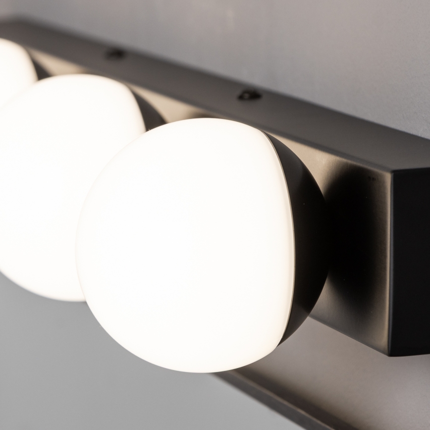BRILAGI - Komplektas 2x LED sieninis vonios šviestuvas HOLLYWOOD 3xLED/3W/230V 39 cm IP44 juodas