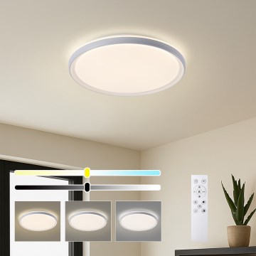 Brilagi - RIVO dimeriuojamas LED lubų šviestuvas LED/72W/230V 3000-6000K balta skersmuo 50 cm + nuotolinis valdymas