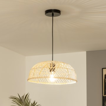 Brilagi - rotanginis LED pakabinamas šviestuvas ant laido CERIA BOHO 1xE27/40W/230V, skersmuo 40 cm