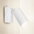 Brilagi - SELE sieninis taškinis šviestuvas su jungikliu, 1xGU10/30W/230V, balta