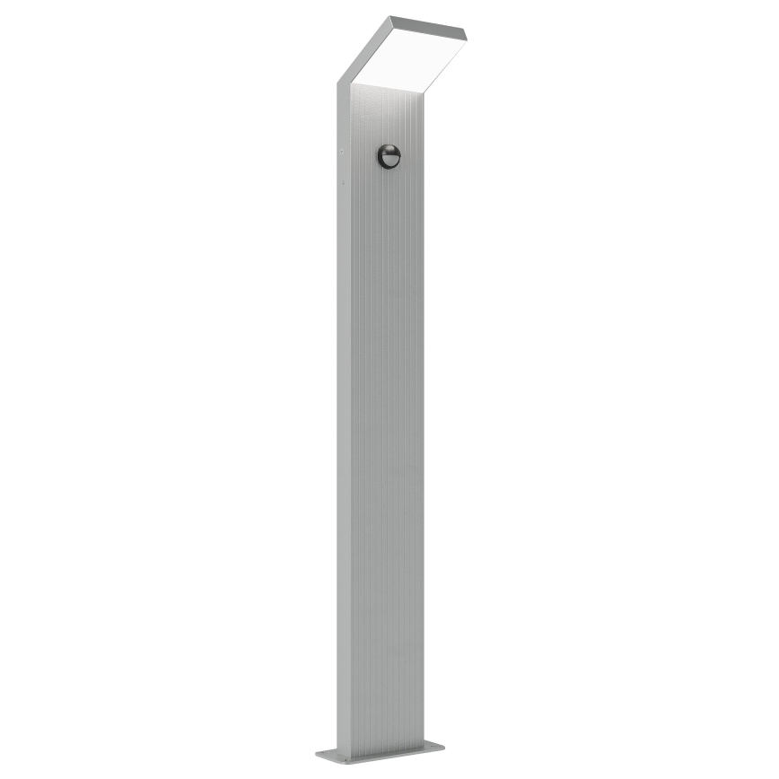 Brilagi - LED lauko šviestuvas su jutikliu RIANO LED/8W/230V sidabrinis IP65