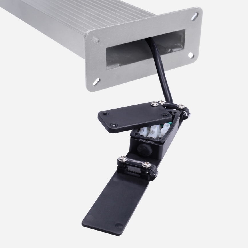 Brilagi - LED lauko šviestuvas su jutikliu RIANO LED/8W/230V sidabrinis IP65