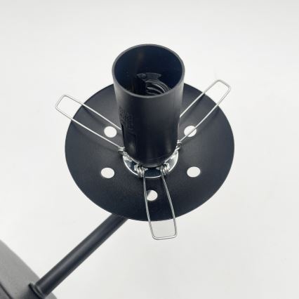 Brilagi - Sieninė lempa MALIVA 1xE14/15W/230V juoda/skaidri